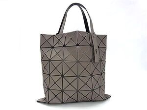 1円 ■美品■ BAO BAO ISSEY MIYAKE バオバオイッセイミヤケ ルーセント PVC ハンドバッグ トートバッグ グレージュ系 FI6804