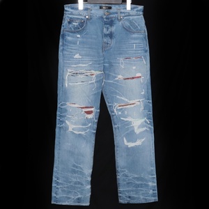 AMIRI Straight Fit Aloha Patch Jean サイズ29 インディゴ アミリ ストレートフィットアロハパッチジーンズ デニムパンツ