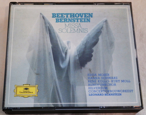 CD2枚組/ ベートーヴェン Beethoven/ ミサ・ソレムニス/ バーンスタイン Bernstein/ 日本語解説書付/ 欧盤 54T