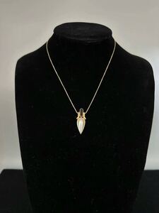 TASAKI(田崎真珠) K18 天然マベパールネックレス 約8.7g約42cm 真珠 pearl necklace レディース アクセサリー