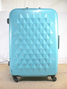 W4558　a.v.v　青　TSAロック付　鍵付　スーツケース　キャリケース　旅行用　ビジネストラベルバック