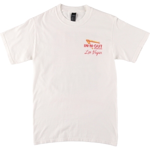 古着 00年代 ヘインズ Hanes IN-N-OUT BURGER アドバタイジングTシャツ レディースS相当 /eaa475876 【Elulu/エルル】