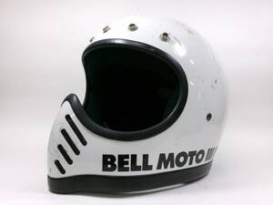 最初期! BELL MOTO 3 白 7 1/2 ★ 70年代 ベル モト3 モトスター MOTO III 500TX STAR オフロード モトクロス VMX ダートバイク