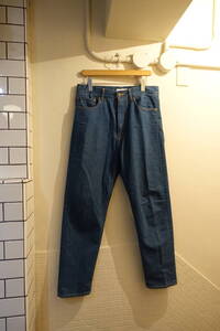 グラフペーパー　Graphpaper　デニム　パンツ　サイズ2　センタープレス　GM183-40099　18AW　Denim Tapared Pantsの