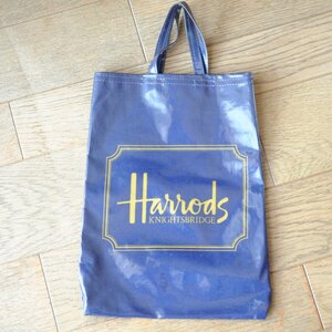 Harrods ハロッズ　英国製　トートバッグ　ショッピングバッグ　イギリス製