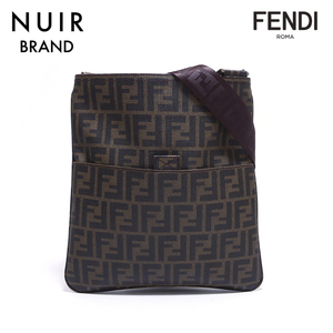 フェンディ FENDI ショルダーバッグ ズッカ キャンバス ブラウン