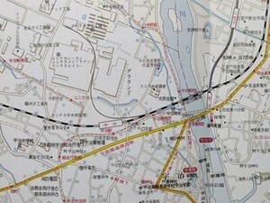 lk古本【区分地図帳】京都府 平成7年 [京都市バス系統図 京都駅・四条河原町周辺拡大図 京都市区分図 府下全市 近郊主要町 バス停留所名入