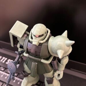 HG 1/144 ザクII 塗装済 完成品 ジャンク プラモデル ガンプラ 機動戦士ガンダム バンダイ ザク ジオン ZAKUⅡ