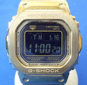 ◎ CASIO カシオ G-SHOCK ジーショック フルメタル 5000シリーズ GMW-B5000 ゴールド 電波ソーラー マルチバンド6 タフソーラー 1円～