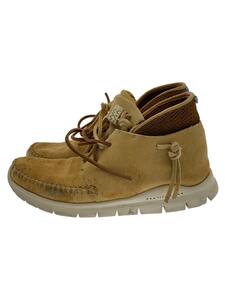 visvim◆20AW/UTE MOC TRAINER HI-FOLK/レースアップブーツ/US8.5/スウェード/キャメル