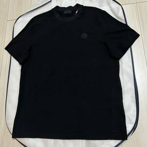 【最新】【美品】MONCLER モンクレール　ラバーワッペン　半袖Tシャツ　黒　S