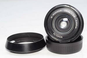 MINOLTA ミノルタ M-ROKKOR 28mm F2.8 CLE フィルム カメラ レンズ 距離計連動 カムが平行 ダブルへリコイド　2303007Y