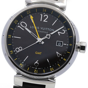 ルイ・ヴィトン LOUIS VUITTON Q1155 タンブール GMT デイト 自動巻き メンズ _846818