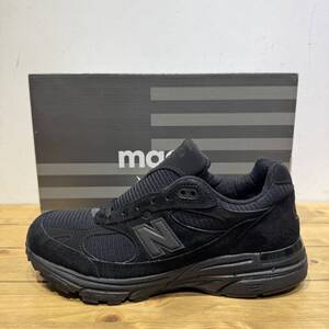 NEW BALANCE MR993TB TRIPLE BLACK 26.0cm ニューバランス トリプルブラック スニーカー