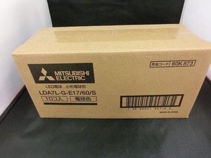 【未使用】 三菱 MITSUBISHI LED電球 E17 電球60W形相当 電球色 10個セット LDA7L-G-E17/60/S