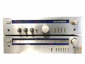 SONY ソニー INTEGRATED STEREO AMPLIFIER TA-150 FM-AM TUNER ST-150 アンプ チューナー オーディオ機器 音響機器 通電確認済み