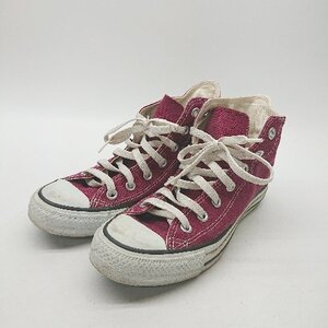 ◇ CONVERSE コンバース 1C032 オールスター ハイカット スニーカー サイズ23.5 レッド系 レディース E