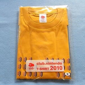 ▼▼▼ クラブニンテンドー ティーシャツ T シャツ 2010 マスタード club.nintendo T-SHIRT 03 M ▼▼▼