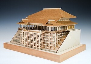 木製建築模型　1/150　清水寺 本堂・舞台　送料無料