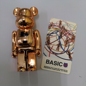 カードあり シリーズ15 BASIC ベーシック ラージ B 大 ベアブリック BE@RBRICK メディコムトイ MEDICOMTOY メタリック ブロンズ