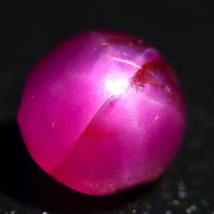 ソ付き!!1円〜!!（天然スタールビー1.580ct）d 約5.7×5.4mm ルース 裸石 star ruby 宝石 カボション jewerly CE0/DC0 テEA0 w4★18