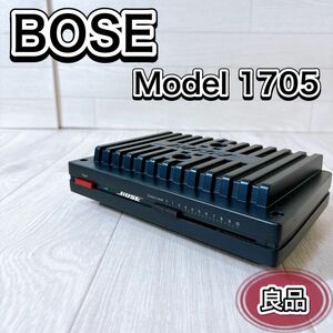 BOSE ボーズ Model 1705 ステレオ パワーアンプ コンパクト 良品 オーディオ機器 音響機器 おすすめ 人気 アンプ ブラック 黒 軽量 小型