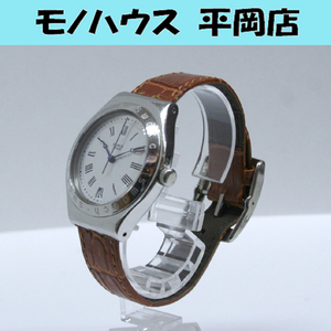 動作品 SWATCH IRONY 自動巻腕時計 21石 裏スケ 3針 デイト ローマンインデックス 札幌市 清田区 平岡 Ｔ