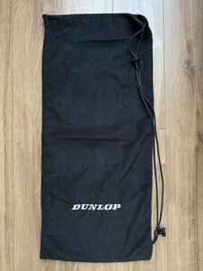 DUNLOP■テニスラケットケース ダンロップ ソフトカバー 中古 布 黒 硬式テニス