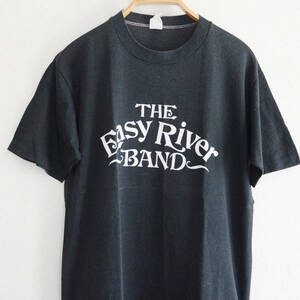 THE Easy River BAND ヴィンテージ プリント Tシャツ ブラック 黒 L Made in USA アメリカ製