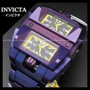 戦車のような重厚感★パープルカラー INVICTA AKULA 41711　インビクタ