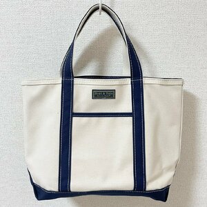 (^w^)b 未使用 USA製 エルエルビーン トート バッグ L.L.Bean BOAT AND TOTE ジップ トップ ビーンブーツ リンク 紐 ミディアム M B0240EE