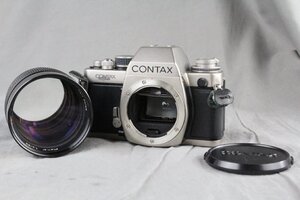 F★【J】CONTAX S2 60 Years フィルム 一眼レフ コンタックス + Carl Zeiss Planar 85mm F1.4 T* 中望遠レンズ カールツァイス 2473238