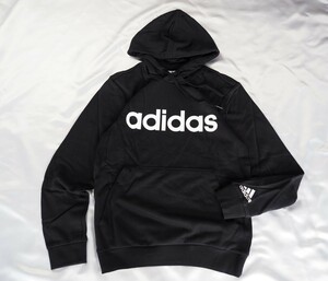 送料600円～新品◆adidas◆アディダス◆パーカー◆黒◆M