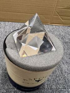 ASFOUR CRYSTAL ガラス細工 ピラミッド インテリア 