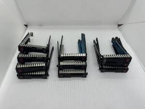 s1049) 10個セットHP 651687-001 2.5インチ HDDマウンタ Tray Caddy ラベル 300GB 15K SAS 653960/870792/759546/複數在庫