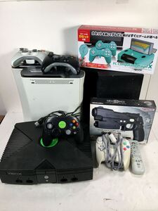 ○【同梱不可】【ジャンク】初代XBOX/XBOX360/PS2/各種コントローラー ゲーム機まとめて パーツ・動作未チェック 現状品