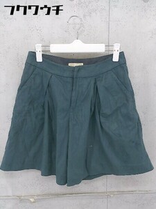 ◇ BEAMS HEART ビームス ハート ショート パンツ サイズ0 グリーン レディース