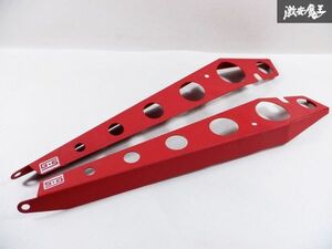 美品♪ GRIMMSPEED グリムスピード VAB VAG WRX STI S4 フェンダー シュラウド レッド 赤 左右 セット 棚E4