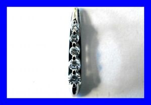 ○新品同様 プラチナ Pt900 ダイヤ 0.53ct ペンダントトップ ペンダントヘッド 3.9g S0118