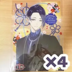 【匿名発送】刀剣乱舞　三日月宗近　４枚　ファミマ　クリアポスター