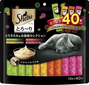 マース シーバ とろ～り メルティ とりささみ&お魚味セレクション 12g×40P