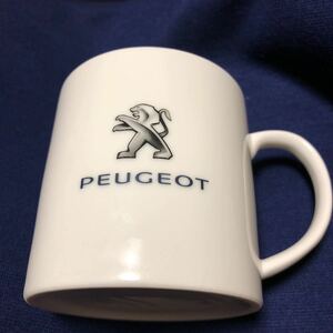 ＊レア非売品＊ PEUGEOT プジョー 陶器マグカップ ノベルティ