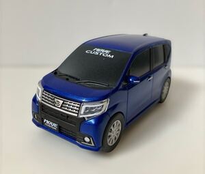 プルバックカー ダイハツ ムーブカスタム ブルー（青）系 MOVE CUSTOM DAIHATSU ミニカー ムーブ カスタム MOVECUSTOM