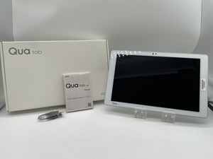 6938-06★エルジー/au LGT32/Qua tab PZ/ホワイト/Wi-Fi+Cellular/沖縄セルラー/タブレット/シリーズ4代目/10インチ/利用制限〇★