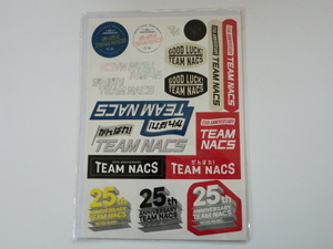 ★TEAM NACS「がんばれ！TEAM NACS 25周年/WOWOWステッカー/大泉洋/戸次重幸/音尾琢真/森崎博之/安田顕」未開封品