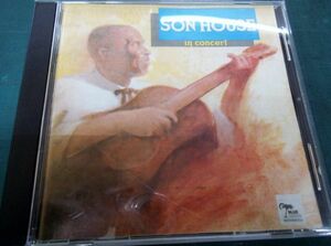 Y-D/UK盤中古CD☆ SON HOUSE☆INN CONCERTブルース、サン・ハウス