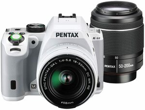 PENTAX デジタル一眼レフ PENTAX K-S2 ダブルズームキット (ホワイト) PENT(中古品)