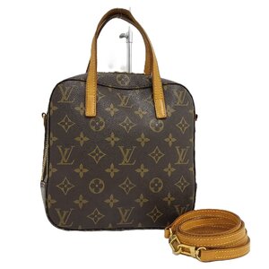 ●ルイヴィトン LOUIS VUITTON スポンティーニ ハンドバッグ ショルダーバッグ モノグラム ブラウン M47500 [Jコレ]K12yu377