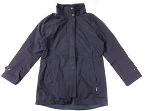 Foxfire フォックスファイヤー GORE-TEX ゴアテックス レディース テック アウトドア ジップ×スナップボタン ジャケット コート S 紺