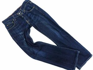 LEVI’S リーバイス ローライズ ボタンフライ ブーツカット デニムパンツ size30/濃紺 ■■ ☆ ehc7 レディース